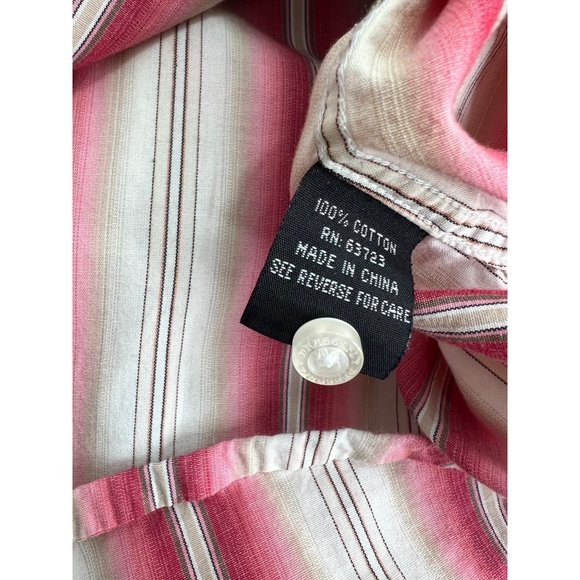 Dragonfly Rock n Roll Vision Men Shirt Button Up Short Sleeve XL - Picture 4 of 4